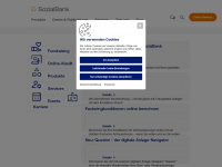 sozialbank.de Webseite Vorschau
