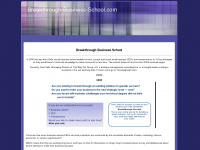 breakthrough-business-school.com Webseite Vorschau