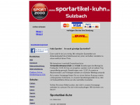 sportartikel-kuhn.de Webseite Vorschau