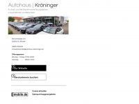 autohaus-kroeninger.de Webseite Vorschau