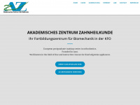 azz.de Webseite Vorschau