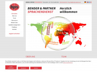bender-partner.com Webseite Vorschau