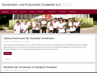 schalmeien-dudweiler.de Webseite Vorschau