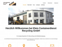 container-klein.de Webseite Vorschau