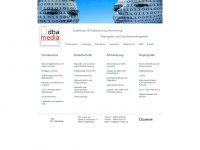 dba-media.de Webseite Vorschau