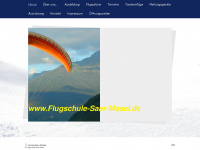 flugschule-saar-mosel.de Webseite Vorschau