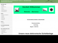 eckersberger-schuetzengilde.de Webseite Vorschau