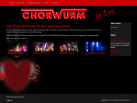 chorwurm.de Webseite Vorschau