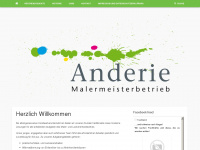 maler-anderie.de Webseite Vorschau