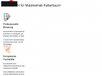 maler-kettenbaum.de Webseite Vorschau