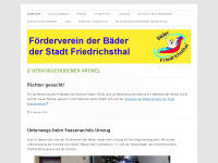 foerderverein-der-baeder.de Webseite Vorschau
