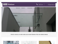 glas-balzer.de Webseite Vorschau