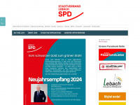 spd-lebach.de Webseite Vorschau