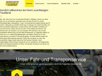 funk-taxizentrale.de Webseite Vorschau