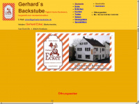 gerhards-backstube.de Webseite Vorschau
