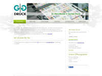 gg-druck.de Webseite Vorschau