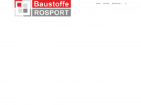 baustoffe-rosport.de Webseite Vorschau