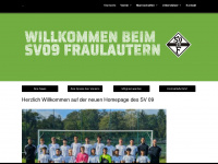 sv09fraulautern.de Webseite Vorschau