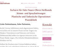 hno-saarbruecken.de Webseite Vorschau