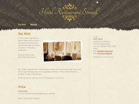 hotel-restaurant-strauss.de Webseite Vorschau