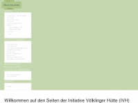 initiative-voelklinger-huette.de Webseite Vorschau