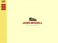 jann-modell.de Webseite Vorschau