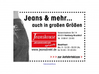 jeansdirekt.de Webseite Vorschau