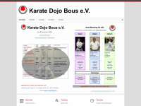 karate-bous.de Webseite Vorschau