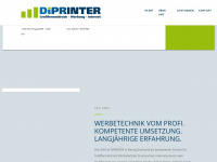 diprinter.de Webseite Vorschau