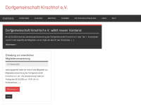 kirschhof.net Webseite Vorschau