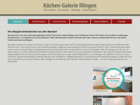 kuechengalerie-illingen.de Webseite Vorschau