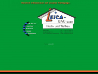 leica-bau.de Webseite Vorschau