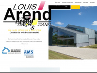 louis-arend.de Webseite Vorschau