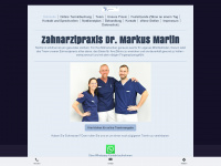 zahnarzt-martin.com Webseite Vorschau