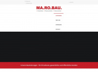 marobau.de Webseite Vorschau