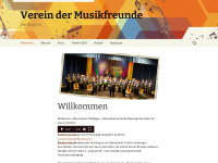 musikfreunde-siersburg.de Webseite Vorschau