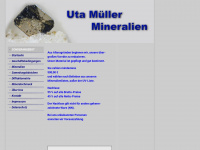 mueller-mineralien.de Webseite Vorschau