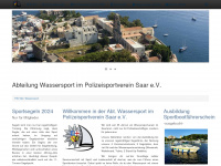 psv-wassersport.de Webseite Vorschau