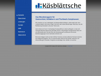 käsblättsche.de Webseite Vorschau