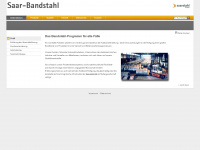 saar-bandstahl.de Webseite Vorschau