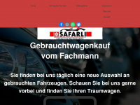 safarli.de Webseite Vorschau