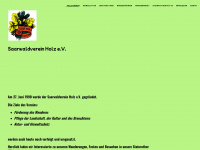 saarwaldverein-holz.de Webseite Vorschau