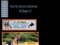 schaeferhunde-illingen.de Webseite Vorschau