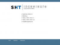 sht-ingenieure.de Webseite Vorschau
