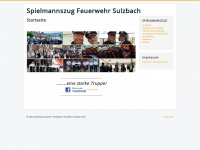 spielmannszug-sulzbach.de Webseite Vorschau