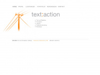 textaction.com Webseite Vorschau