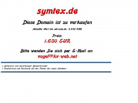 symtex.de Webseite Vorschau