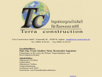 terra-construction.de Webseite Vorschau