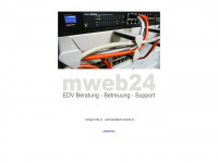 edv.mweb24.de Webseite Vorschau