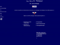 thibaut.de Webseite Vorschau